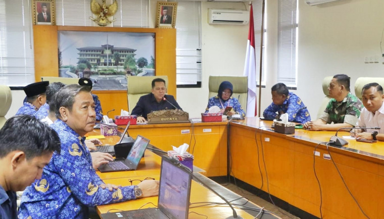 Pj Bupati Tangerang Minta TPID Kendalikan Inflasi Jelang Lebaran